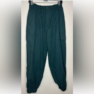 VTG World Wide Sportsman Wind Jammer Angler Men’s Med Pants Green Cargo joggers